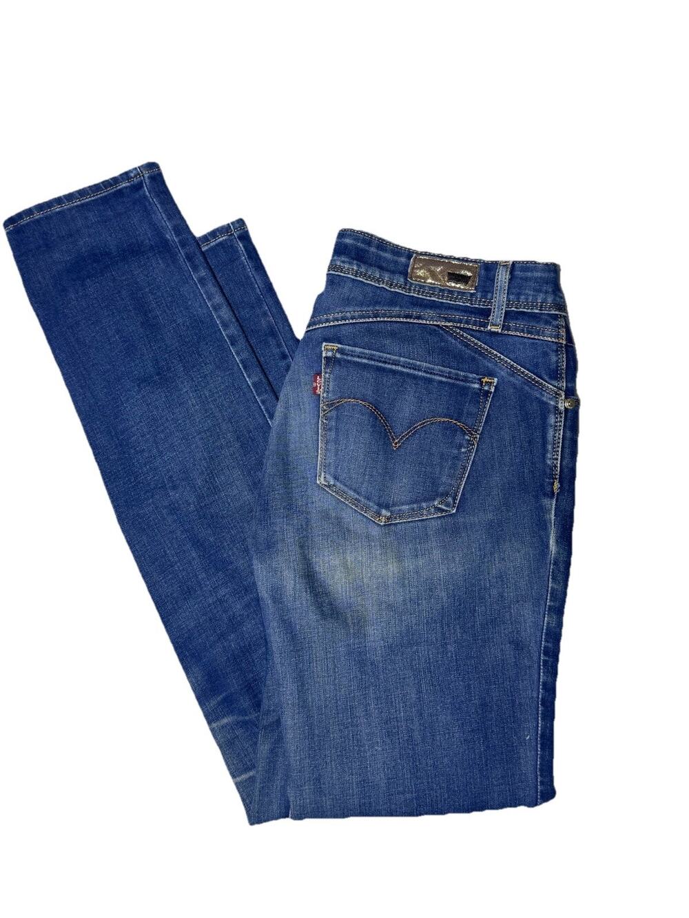 Levi's Revel Demi Curve Womens Denim Jeans 27 Medium Wash